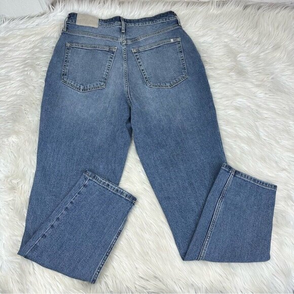 Everlane Women's Blue The Curvy Cheeky Straight Leg Designer Jean W29/L28 - Picture 5 of 12